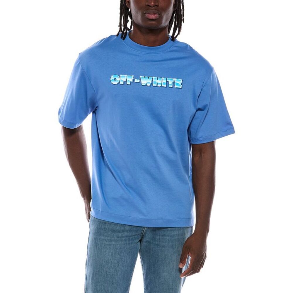Off-White™ Mens Off-White T-Shirt, Red